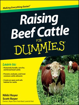 cover image of Raising Beef Cattle For Dummies
